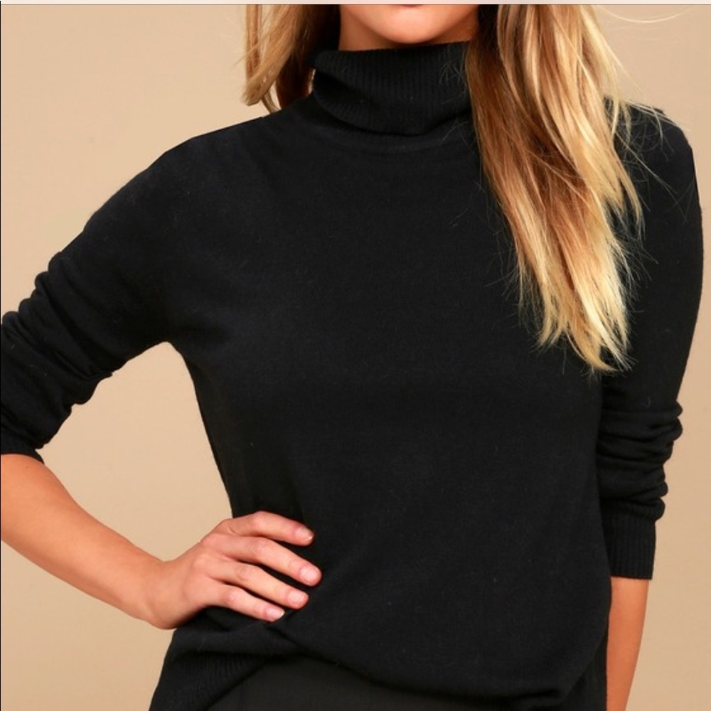 Josephine Chaus Black Turtleneck